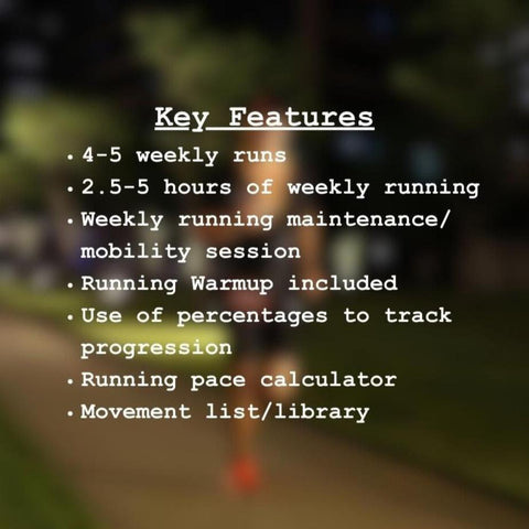 14 Week Intermediate Half Marathon Training Program